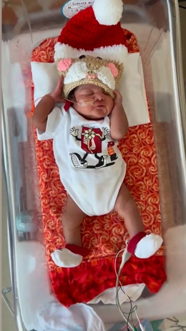 WATCH:  Babies in NICU dress up for a holiday pajama party