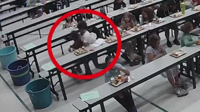 WATCH:  3rd grader caught on camera saving choking student