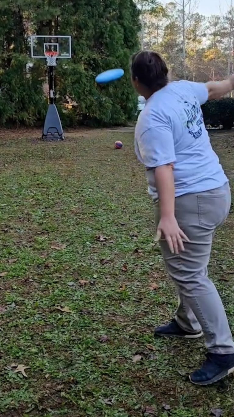 WATCH:  ‘Trickshot Queen’ performs the wildest basketball trick shots you’ll see