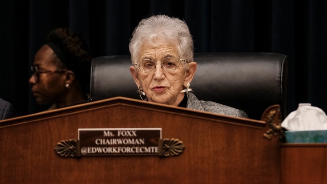 Virginia Foxx leaves Education Committee leadership