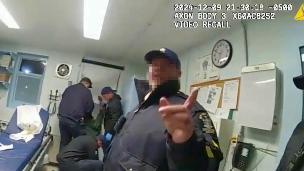 ‘Shocking’ footage shows handcuffed inmate who died after prison guards beat him