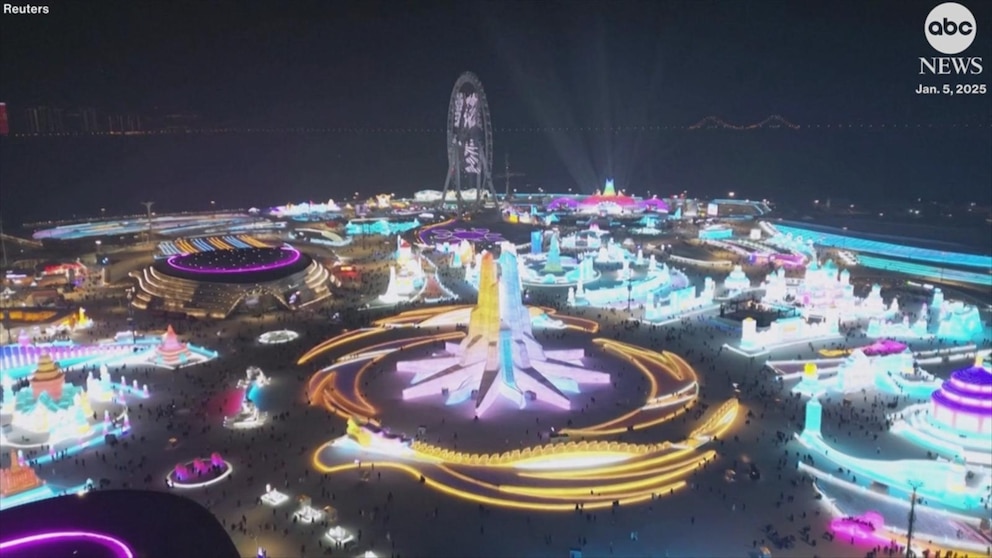 WATCH: Chinese city unveils magical ice and snow festival