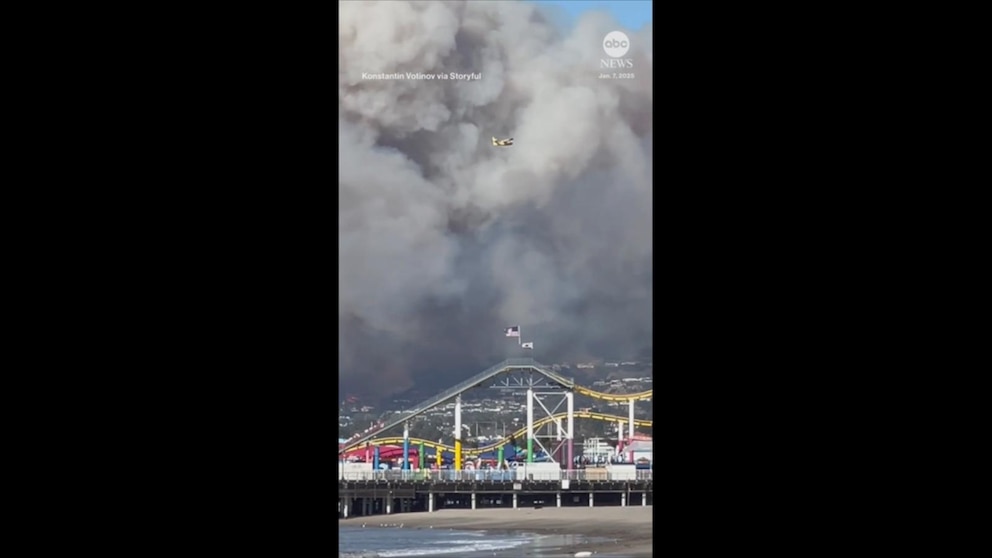 WATCH: Southern California brush fire fills sky with smoke