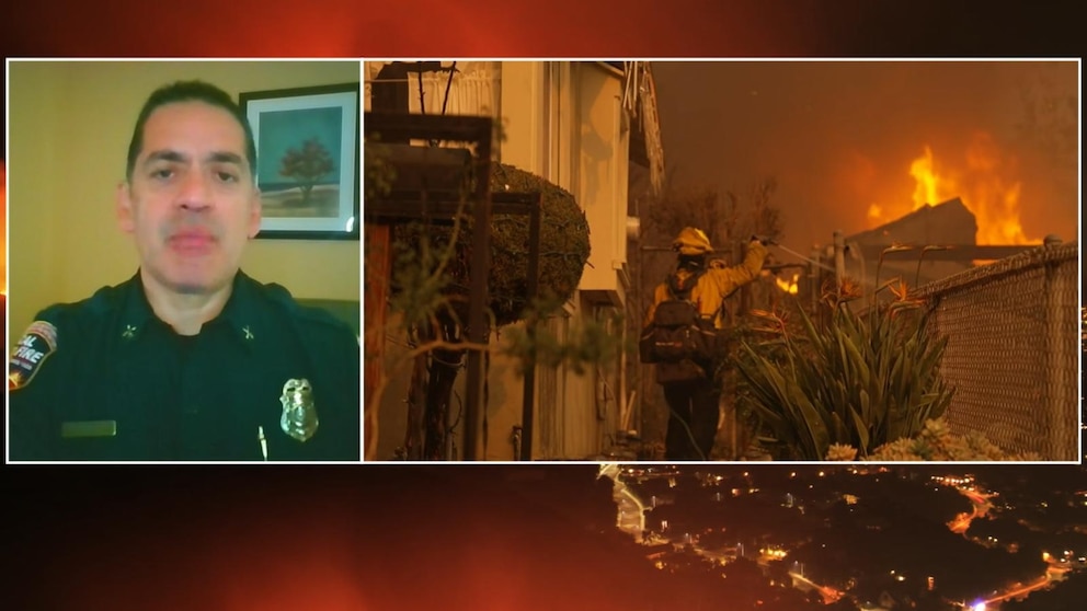 Video Cal Fire battalion chief speaks on battling the fires on the front lines