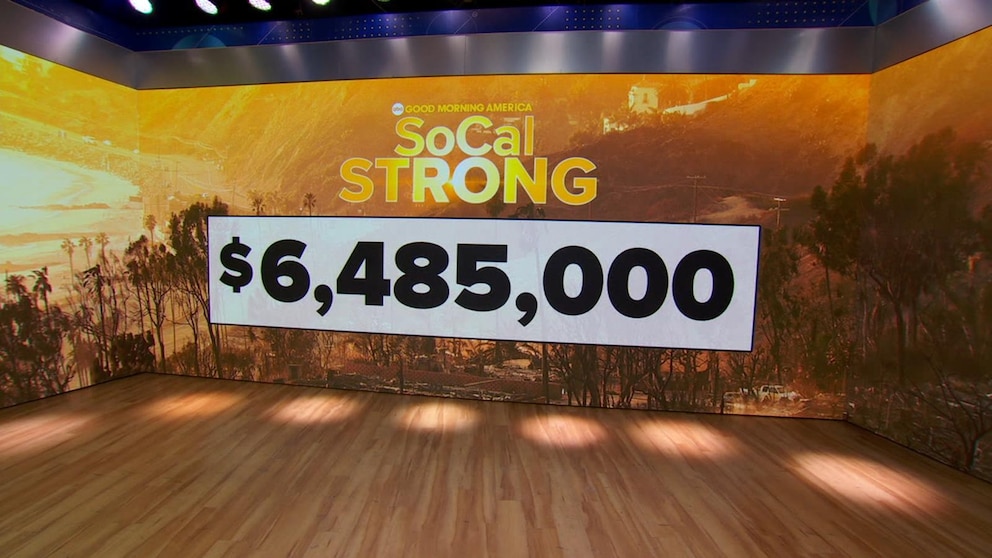 WATCH: SoCal Strong: Donation total for fire victims