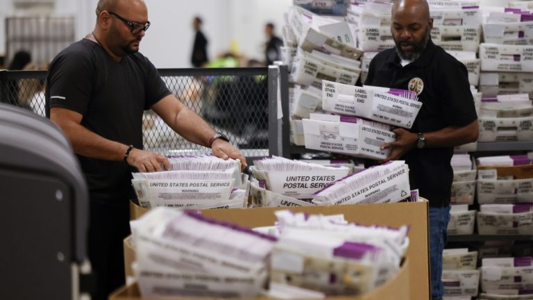 California and other states look to speed up vote counting : NPR