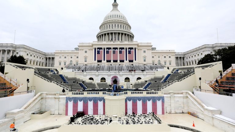 Trump inauguration moves indoors due to frigid temperatures : NPR