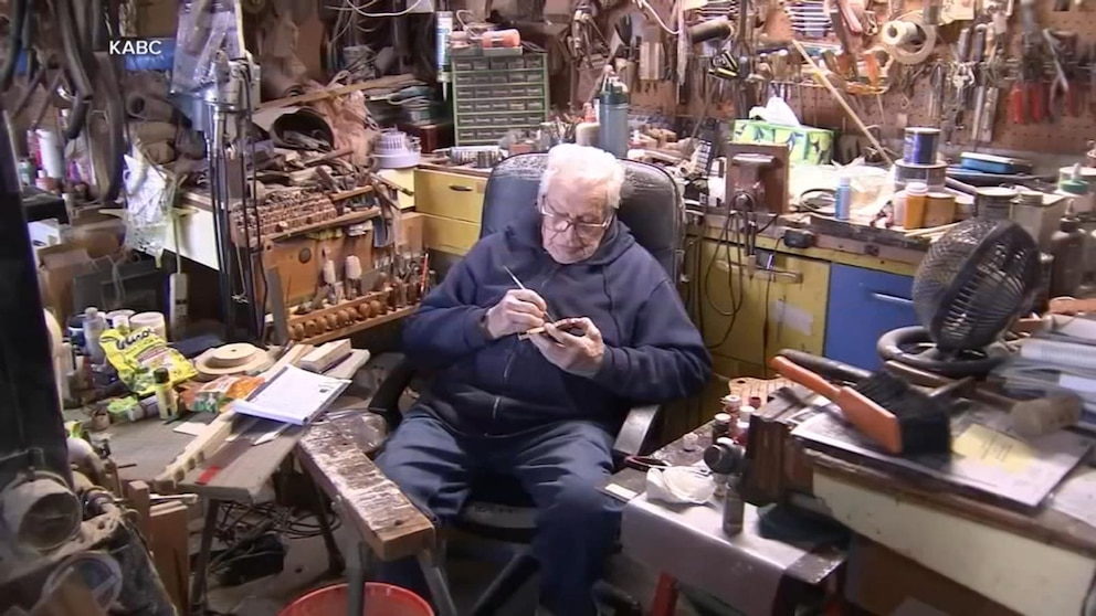 WATCH: 100-year-old toymaker's holiday shop