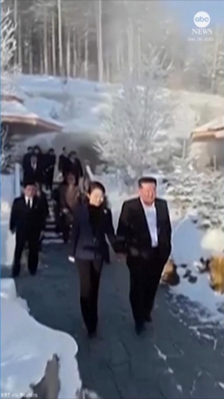 WATCH:  Kim Jong Un tours North Korean hotels with daughter