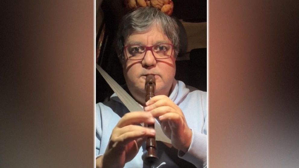 WATCH: Man makes beautiful music…on the recorder