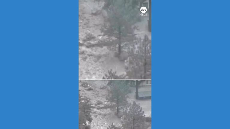 Video Torrential rains hit California coast during Christmas week
