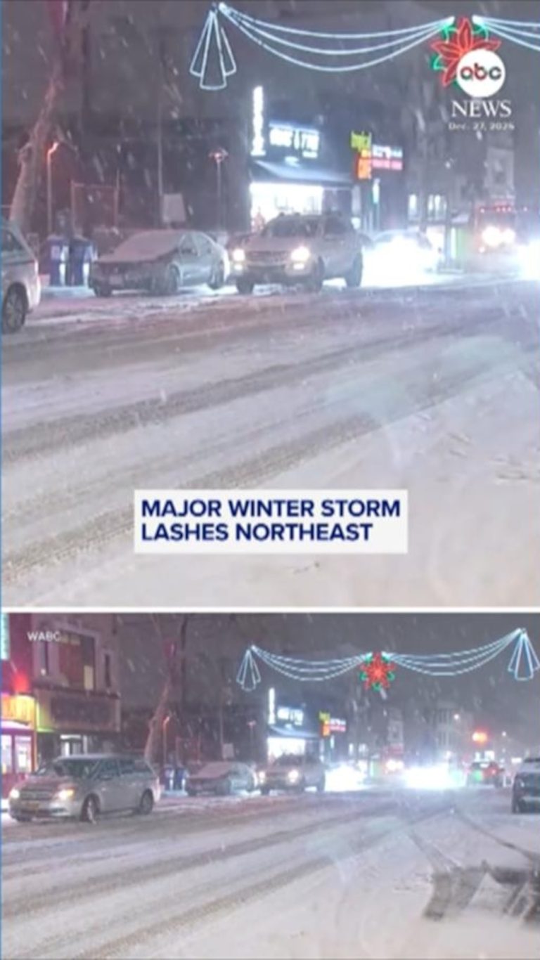 WATCH:  Major winter storm lashes Northeast