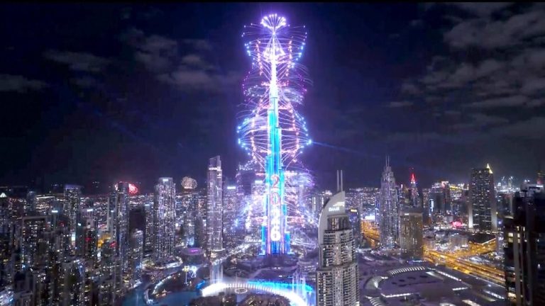 WATCH:  United Arab Emirates celebrates the start of 2026