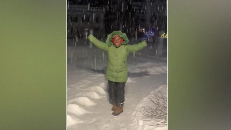 WATCH:  Jamaican mom's 1st experience with snow goes viral
