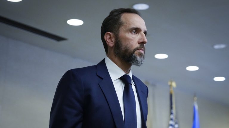 Jack Smith defends his prosecutions of Trump in closed-door session in Congress : NPR