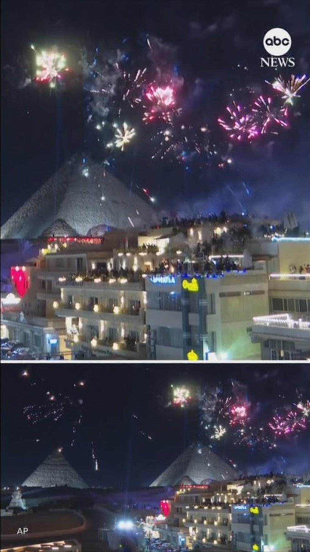 WATCH: Fireworks over the Pyramids of Giza as Egypt celebrates new year