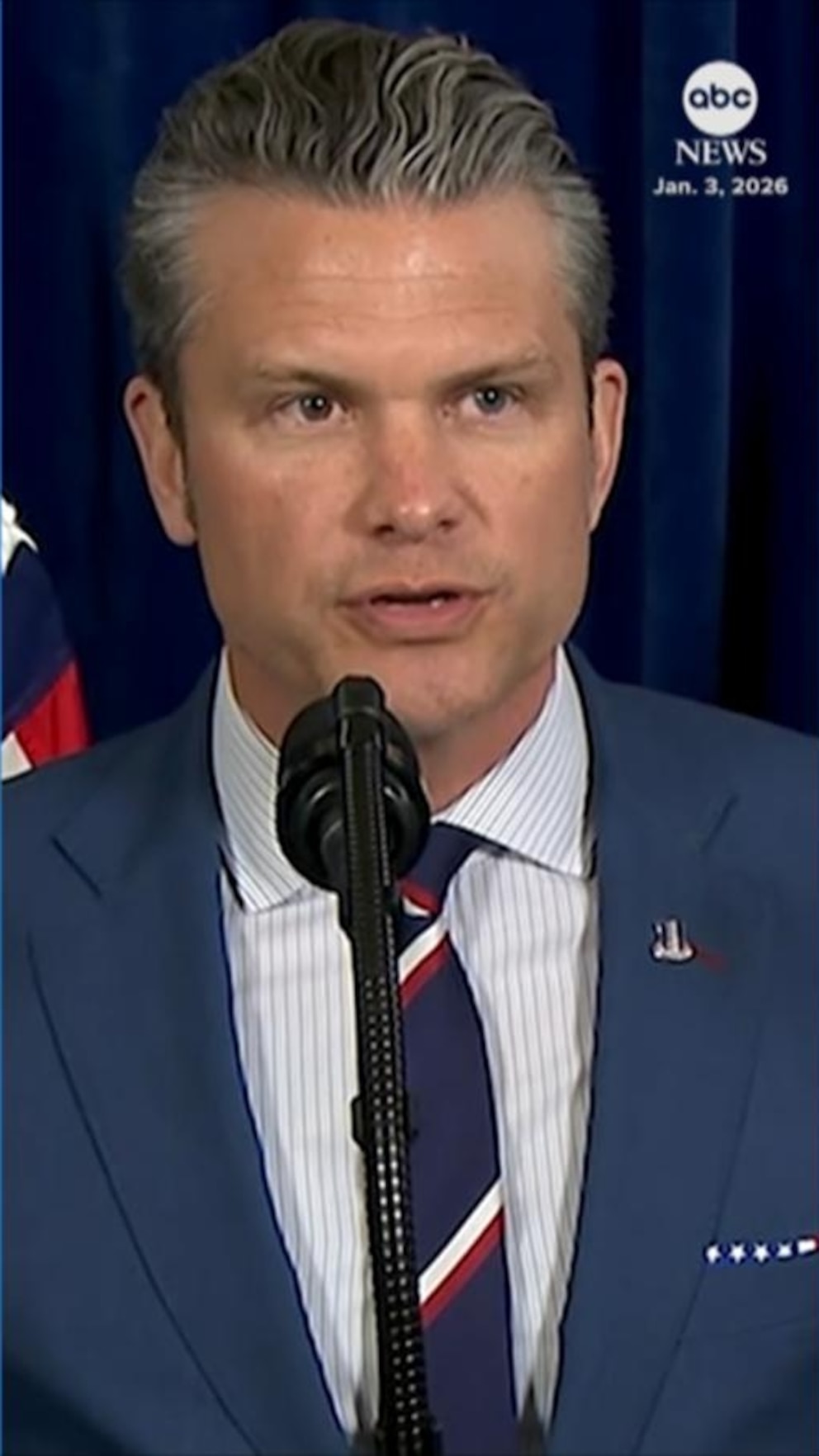 WATCH: Secretary Hegseth on US capture of Venezuelan President Maduro