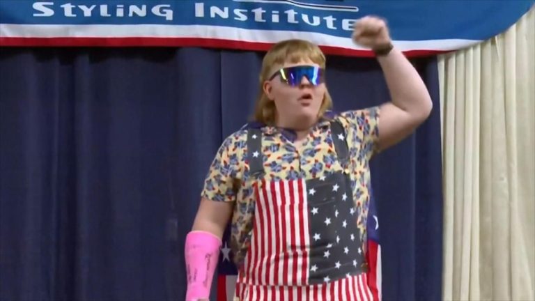 WATCH:  Mane event! Mullets take center stage in competition