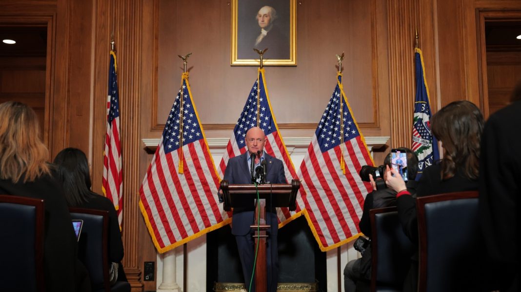 Sen. Kelly fires back after Hegseth takes action against him : NPR