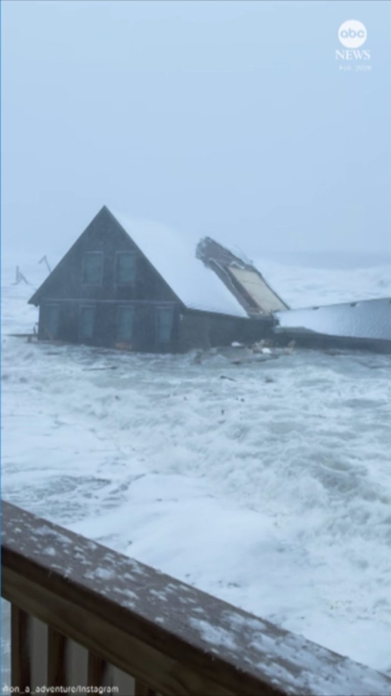 WATCH:  Houses washed away in North Carolina's Outer Banks