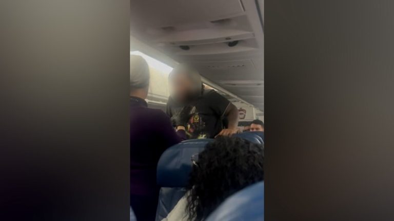 WATCH:  Unruly passenger detained after incident on Delta flight, police say