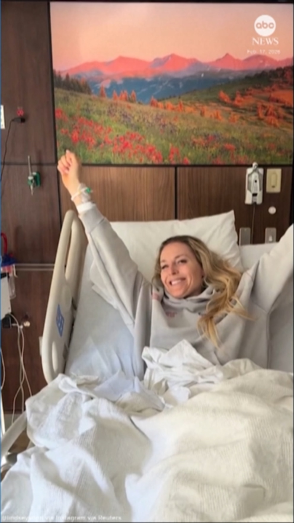 WATCH: Lindsey Vonn documents journey from Italy to US