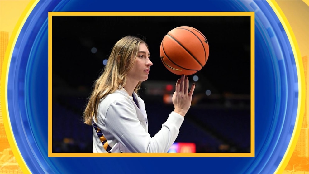 WATCH: Women's basketball hero gets her ovation
