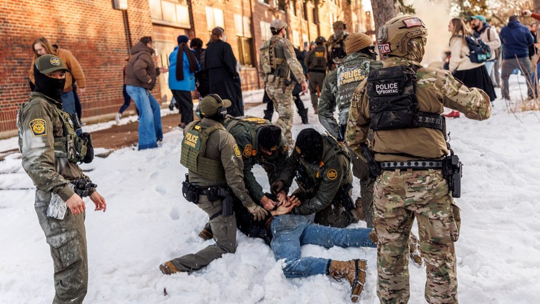 ICE says 2 of its officers may have lied under oath about shooting migrant in Minnesota