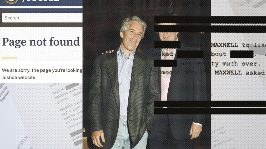 DOJ removed, withheld Epstein files related to accusations about Trump : NPR