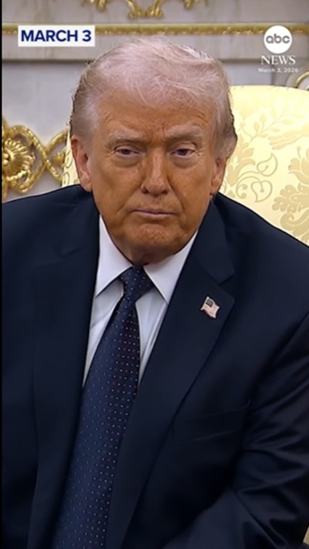 WATCH: Mixed messaging as President Trump continues to seek to justify war with Iran