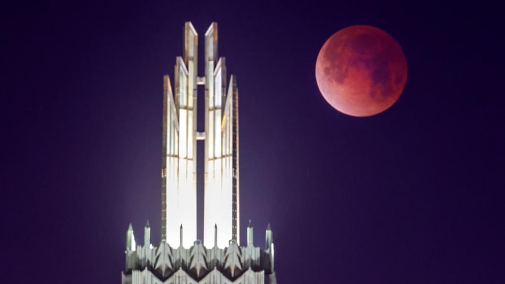 WATCH: March moon's rare total lunar eclipse seen across America