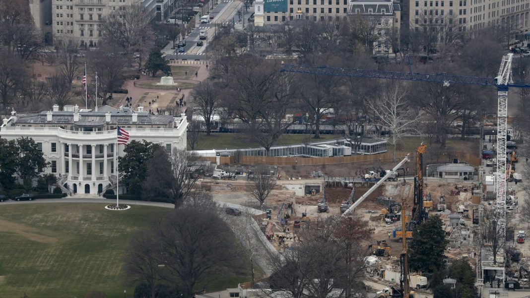 Judge rules White House ballroom construction must halt until Congress OK’s it : NPR