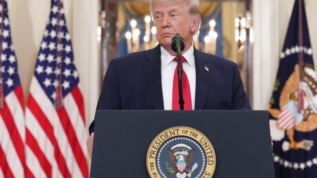 Trump holds press conference on Iran : NPR