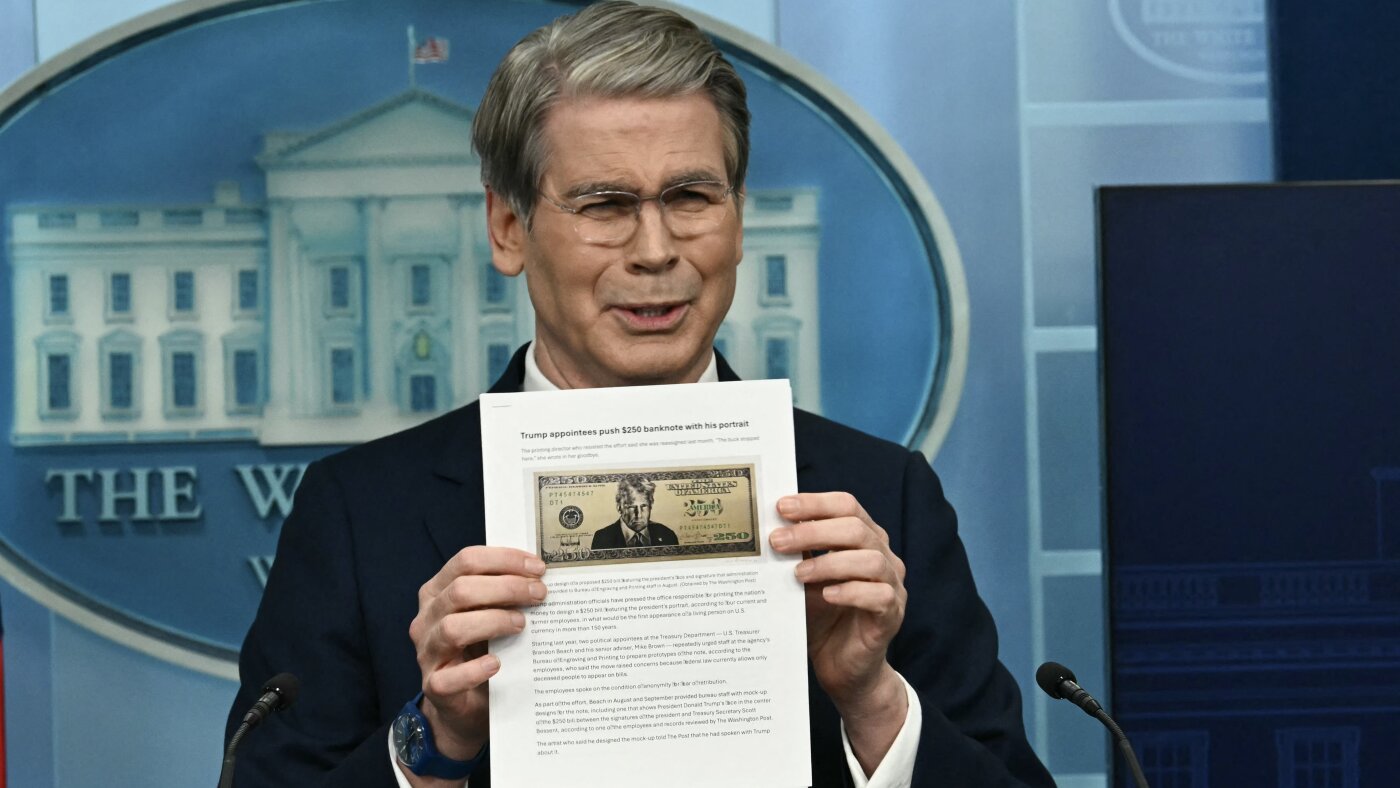 Treasury Department prepares $250 bill with Trump’s face on it : NPR